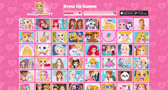 Desktop Screenshot of dressupgames77.net